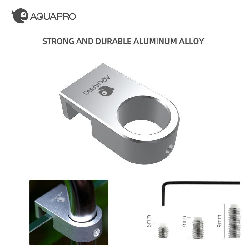Suporte para Aquário de Alumínio para Vidro de 4 a 12 mm - Imagem 2