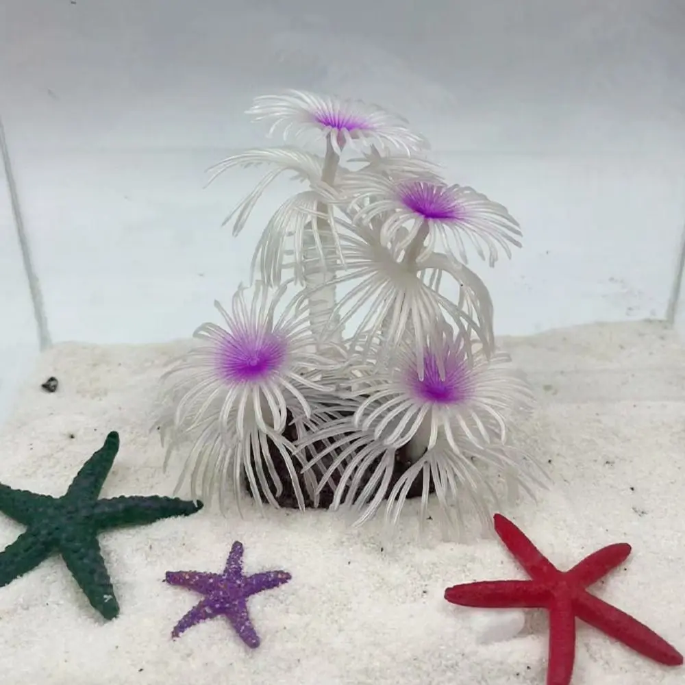 Coral Artificial para Aquário de Silicone Macio 11x9x7 cm - Imagem 2