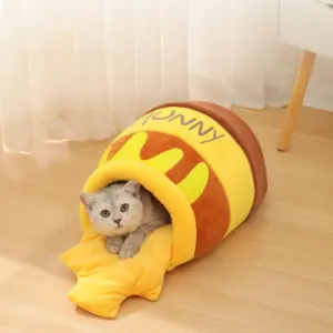 cama ninho para gatos e cães pequenos rosa