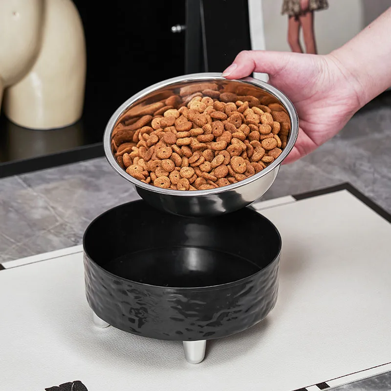 Tigela de Água para Pets em Inox com Ondulação - Imagem 3
