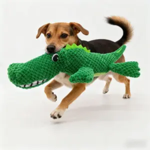 brinquedo de pelúcia crocodilo para cães