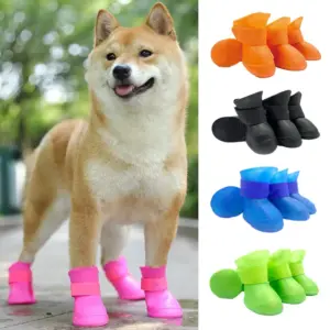 bota de borracha para cães impermeável
