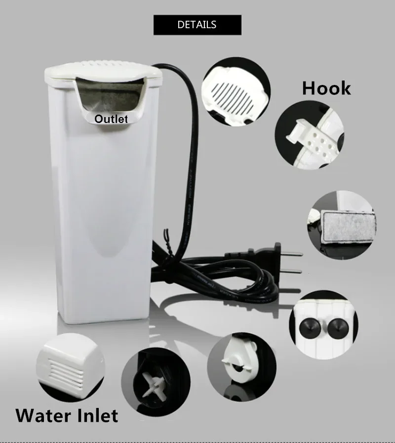 Bomba de Filtro Cascata para Tanques de Tartaruga 3W 200 L/h - Image 6