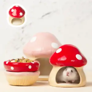 casa de cerâmica para hamster