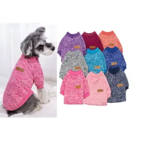 suéter de malha para cães