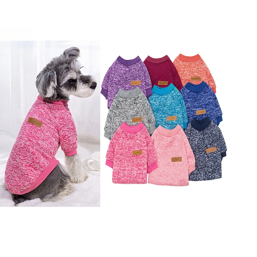 suéter de malha para cães