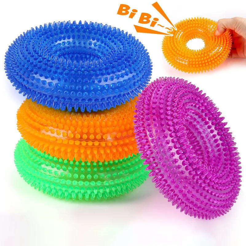 Brinquedo Donut TPR para Cães com Squeak para Cães Pequenos e Médios - Imagem 3