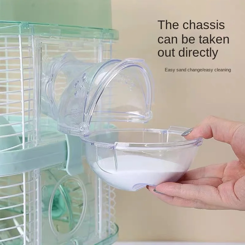 Casa de Banho para Hamster em Acrílico Transparente - Imagem 3