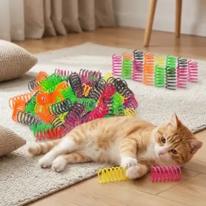 brinquedo mola para gatos