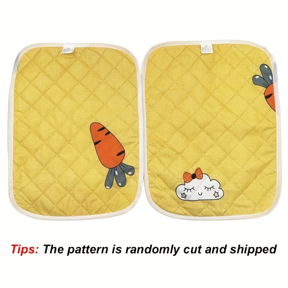 Tapete Sanitário Reutilizável para Coelhos Cenoura Lavável à Máquina - Imagem 5