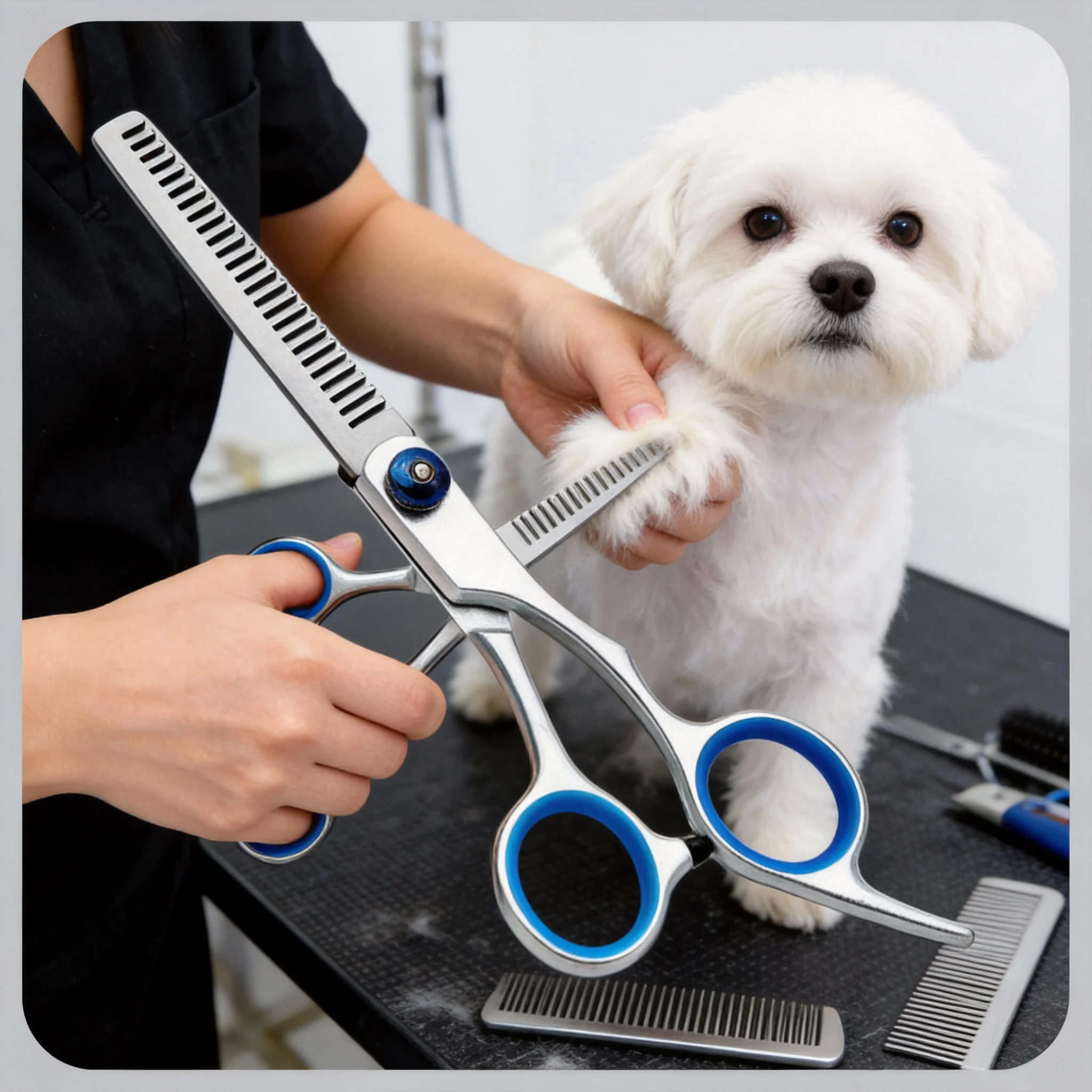 tesoura para tosa de cães e gatos