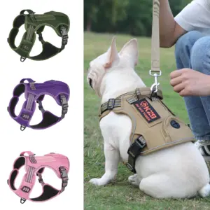 coleira peitoral para cães com bolsa