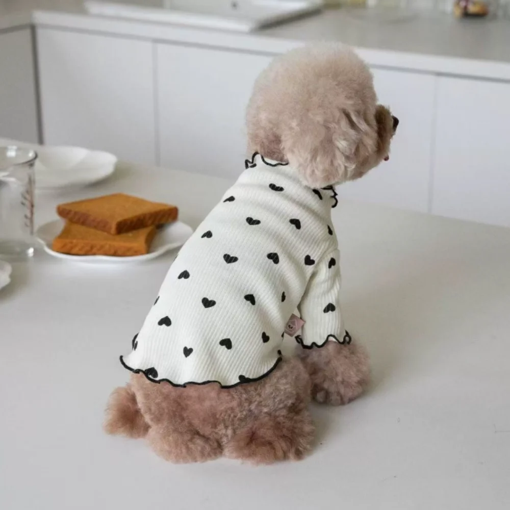 Colete para Cães e Gatos com Estampa e Bordas Onduladas - Imagem 2