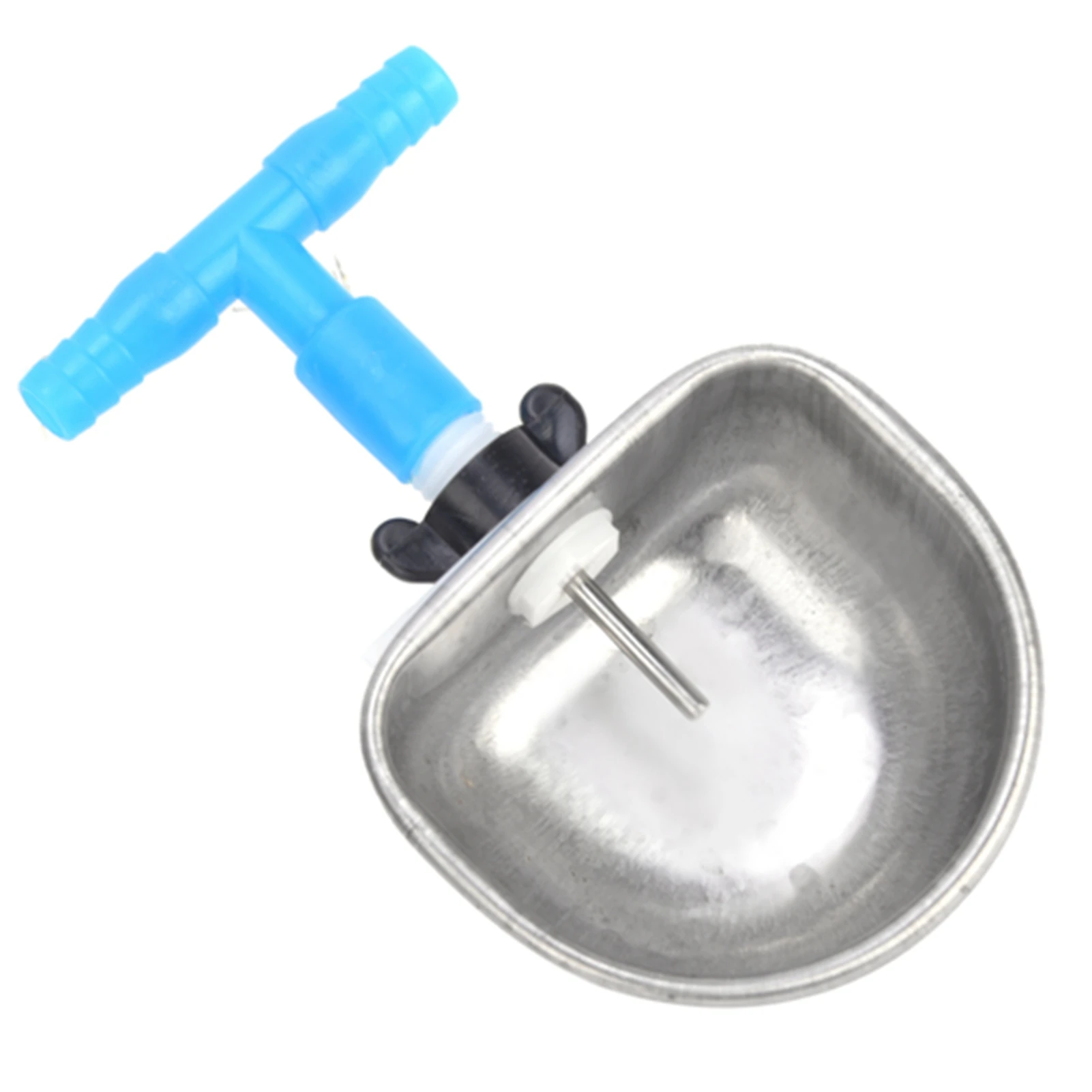 Bebedouro de Niple para Coelhos em Aço Inoxidável com Conector T - Imagem 5