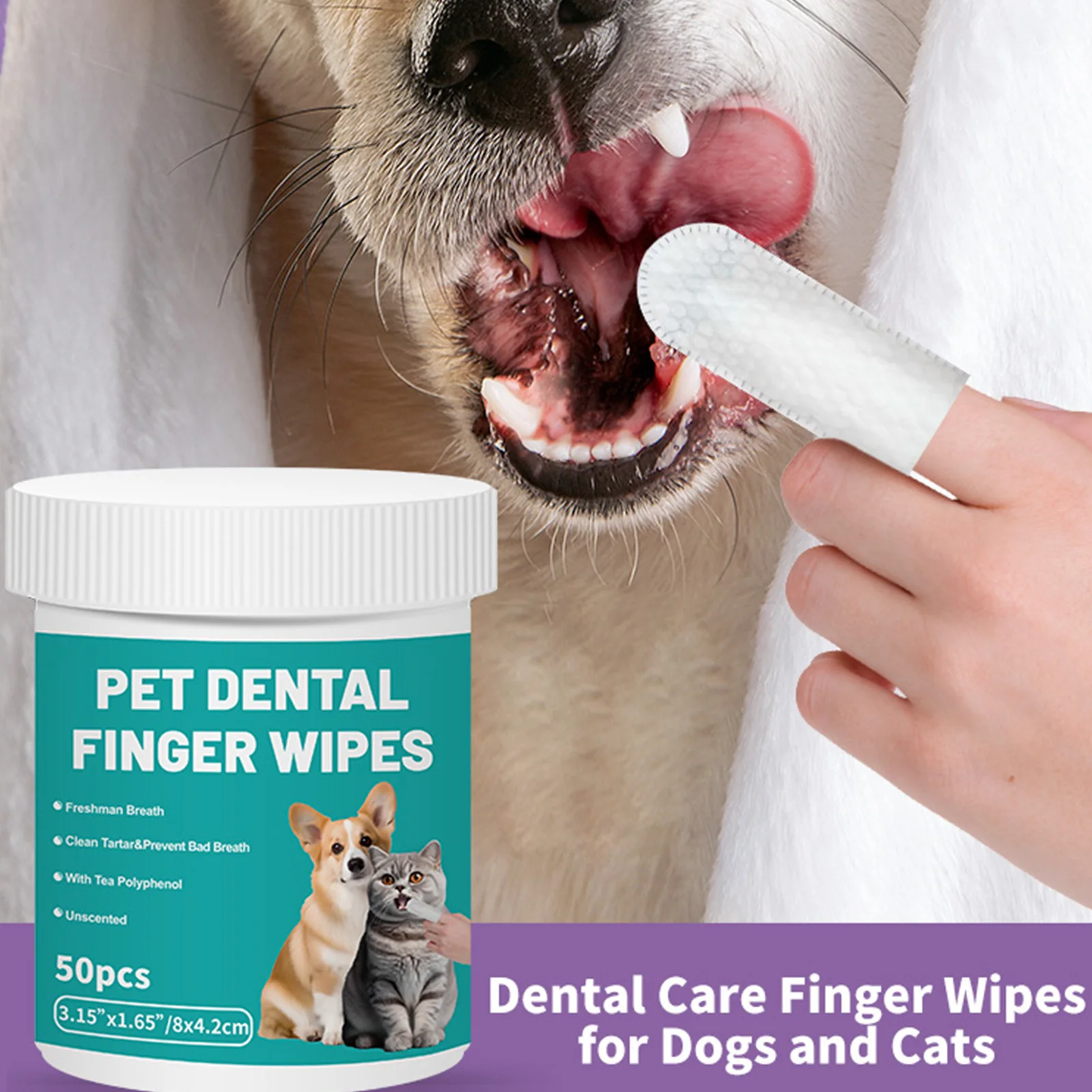 lenços de dente para pets