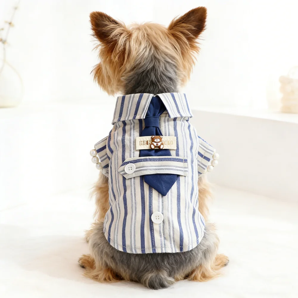 camisa de algodão para cães e gatos
