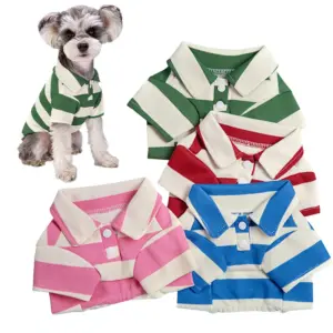 camisa polo para cães e gatos de poliéster