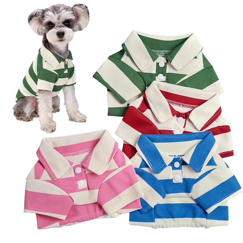 camisa polo para cães e gatos de poliéster