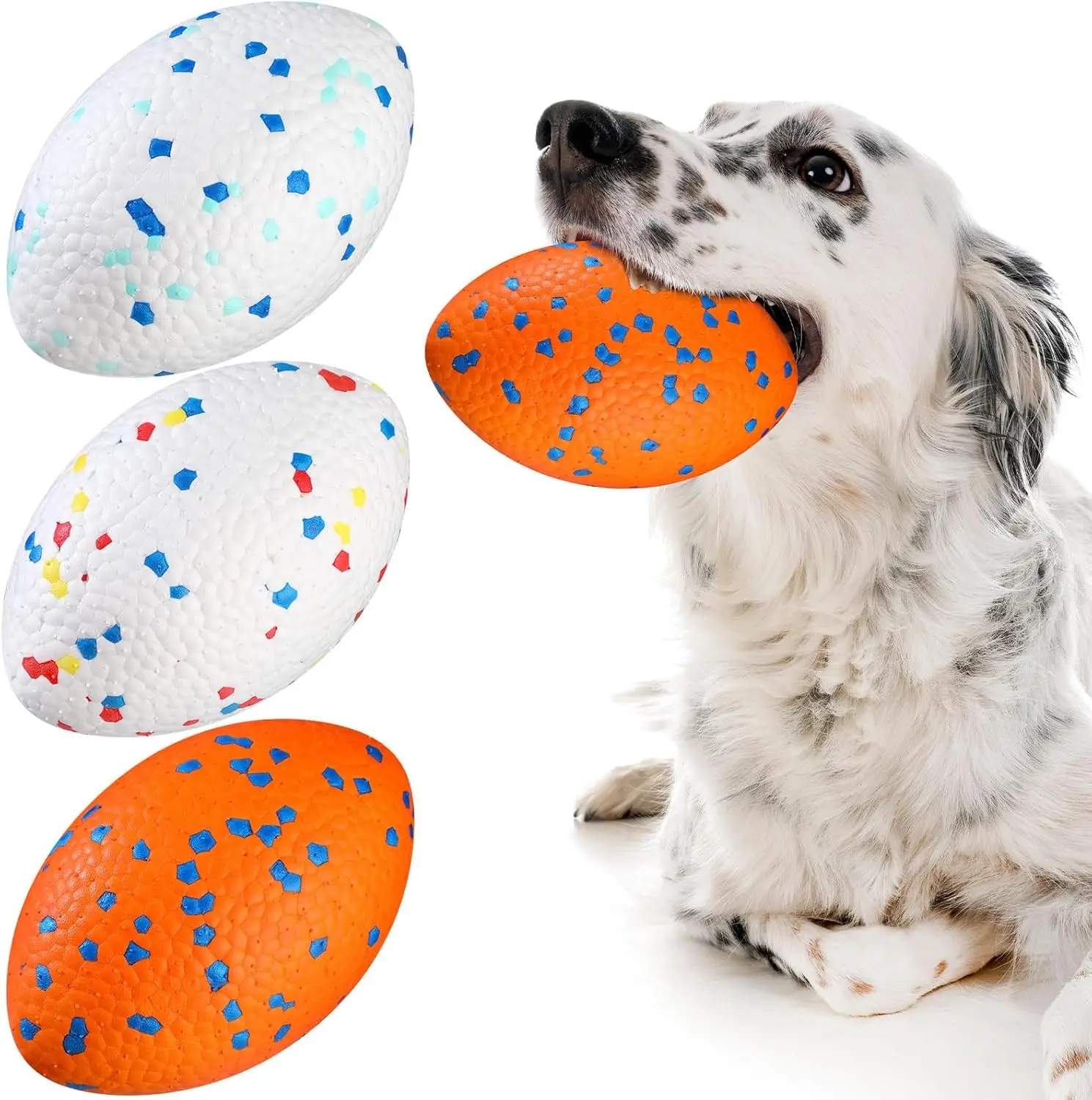 bola de futebol para cães flutuante