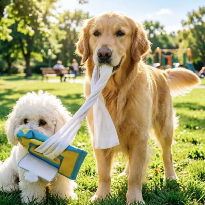 Brinquedo Quebra-Cabeça para Cães e Gatos de Denim com Dispensador de Alimentos - Imagem 6