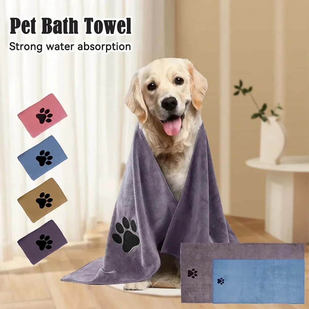 toalha de microfibra para pets bordada