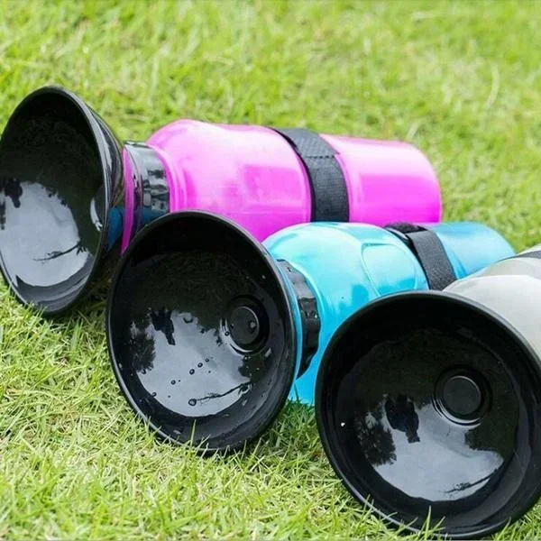 Garrafa de Água Portátil para Cães e Gatos 500ml para Viagem - Imagem 4