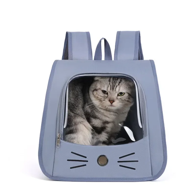 Mochila de Transporte para Gatos e Cães Pequenos Respirável - Imagem 5