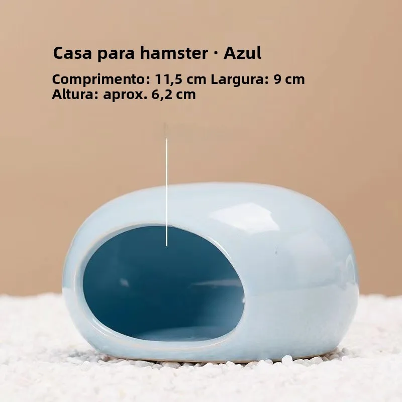 Casa de Cerâmica para Hamsters e Coelhos com Função Refrescante - Imagem 3