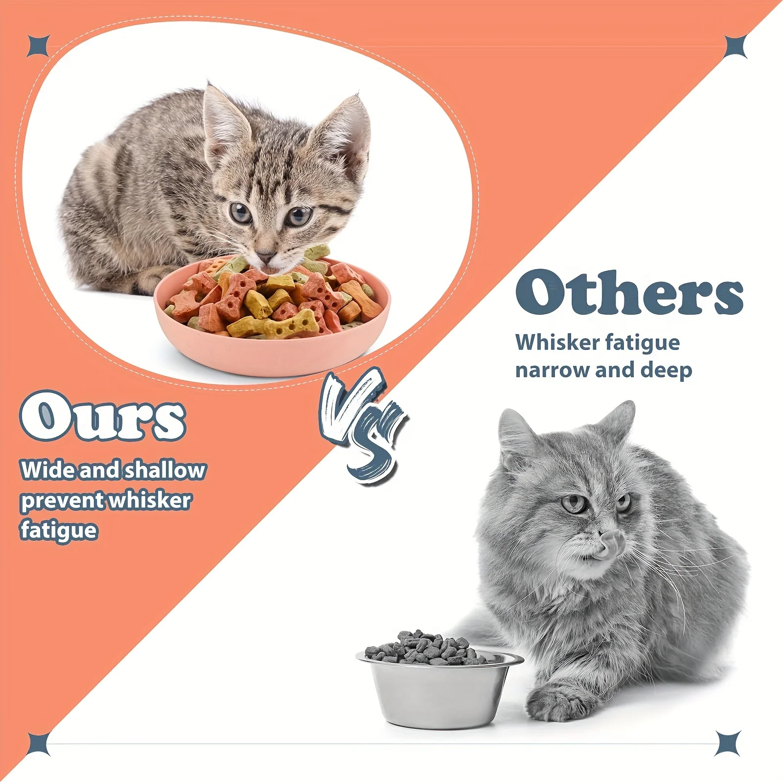 Kit 4 Tigelas para Gatos Rasas Coloridas Antiderrapantes - Imagem 3
