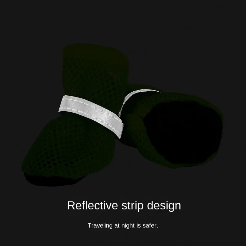 Sapatos para Cães Pequenos e Médios Antiderrapantes Refletivos - Imagem 3
