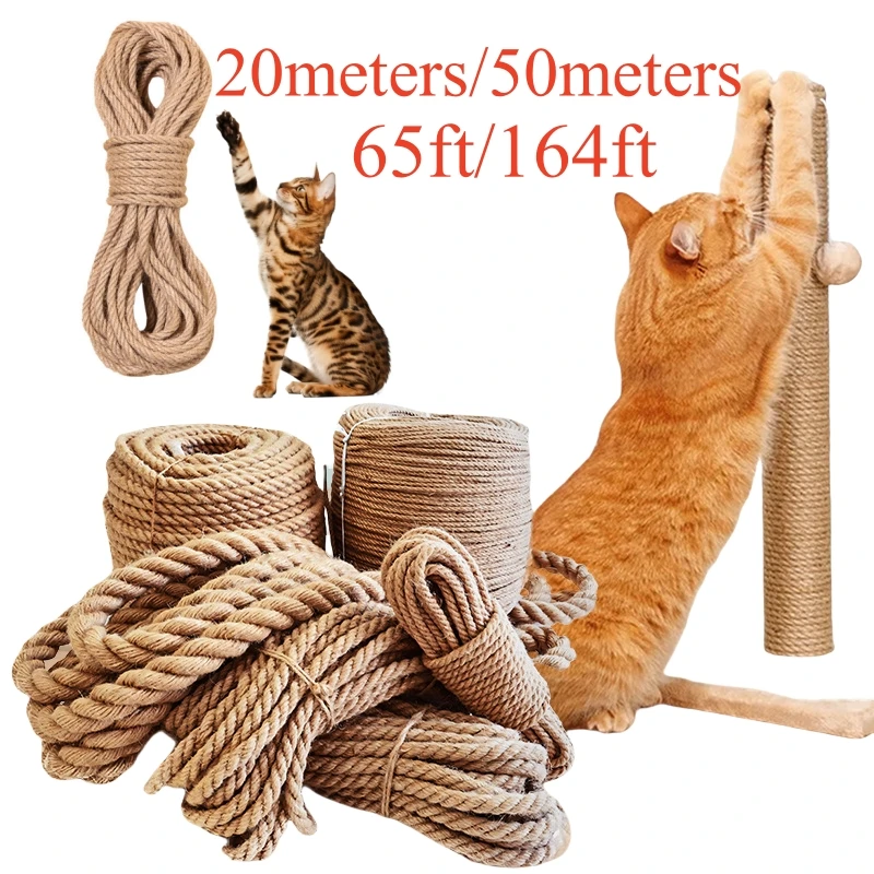 corda de sisal natural para gatos