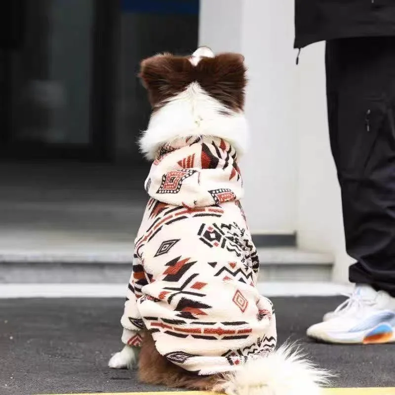 Roupa de Inverno para Cães Grandes em Fleece Ártico com Pernas Livres - Image 3