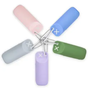 dispensador de sacos de cocô de silicone para cães