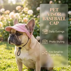 chapéu de sol para cães ajustável