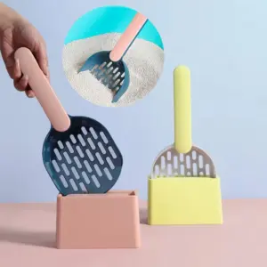 pá higiênica para gatos com base