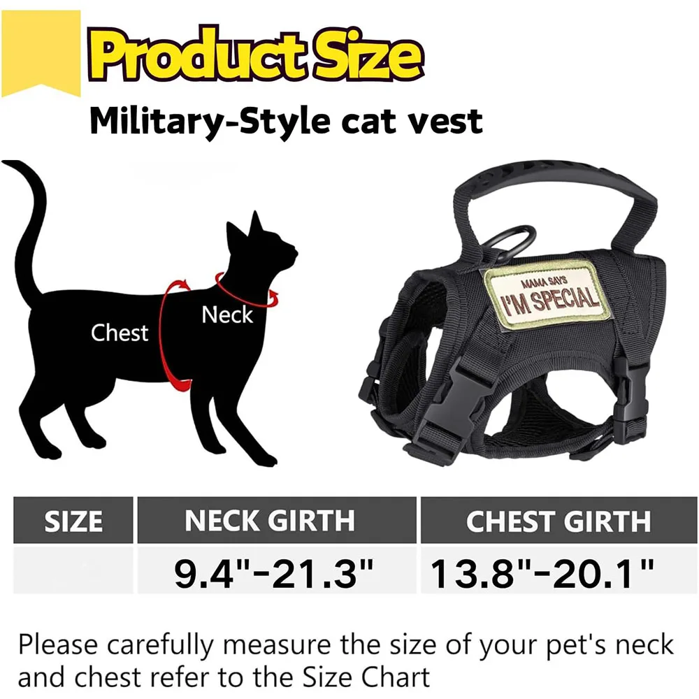 Coleira Tática para Cães e Gatos de Treinamento Ajustável - Imagem 4