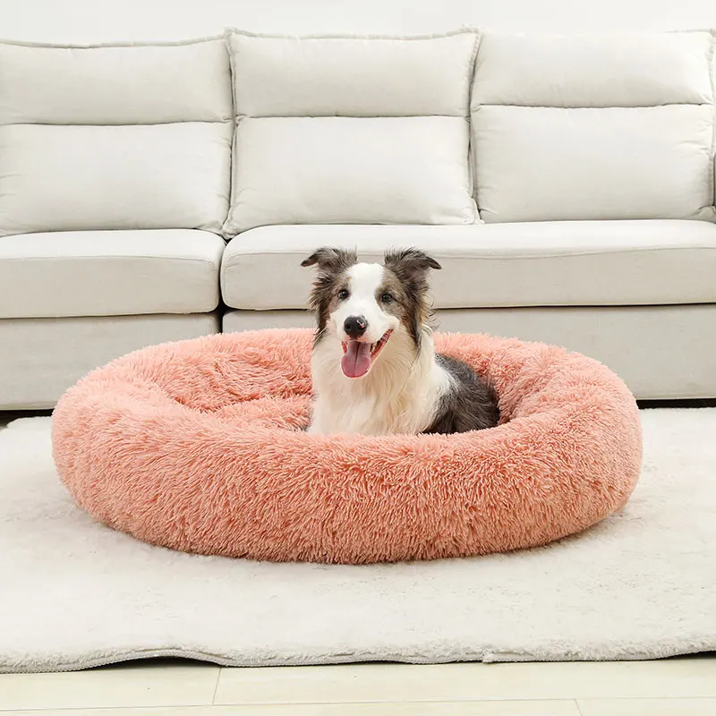 Cama Sofá para Cães e Gatos de Pelúcia Longa e Macia - Imagem 4