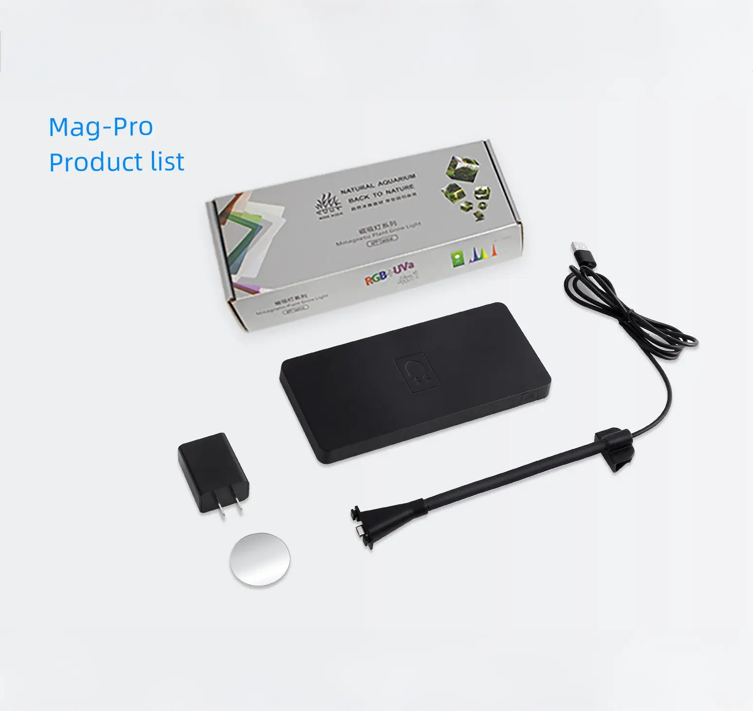 Luz LED para Aquário WEEK AQUA Mag Pro USB Espectro Completo - Imagem 2