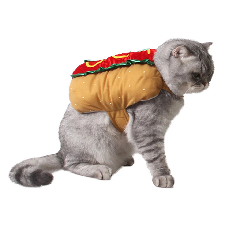 Fantasia Salsicha para Cães e Gatos de Veludo Ajustável - Imagem 6