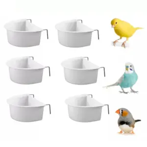 comedouro para pássaros de plástico