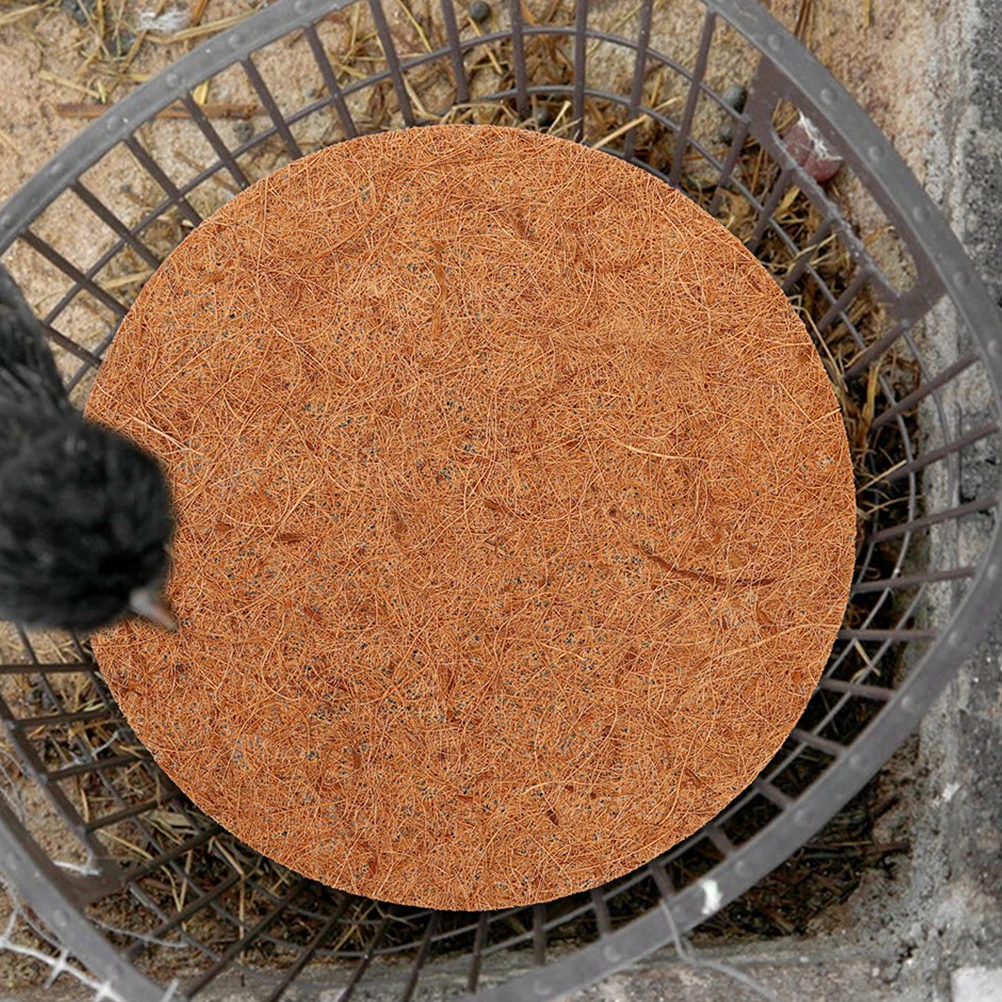 Tapete de Ninho para Pássaros de Fibra de Coco 10 cm com 10 Peças - Imagem 2