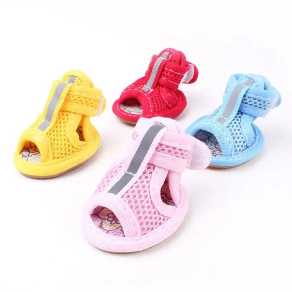Sapatos para Cães Antiderrapantes com Faixa Refletiva, 4 Peças - Imagem 3