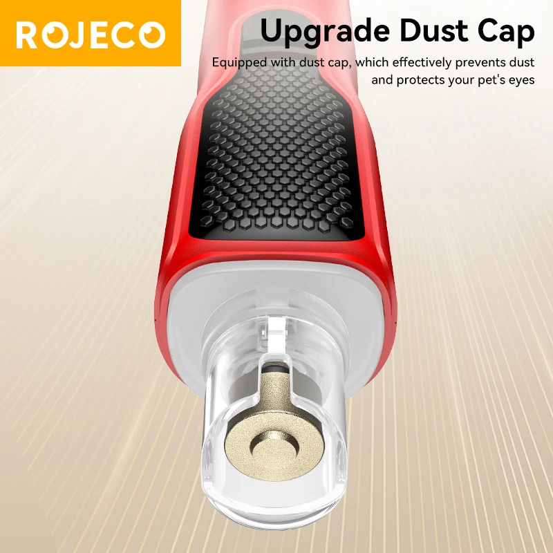 Lixador de Unhas Elétrico ROJECO para Cães e Gatos com Luz LED - Imagem 6