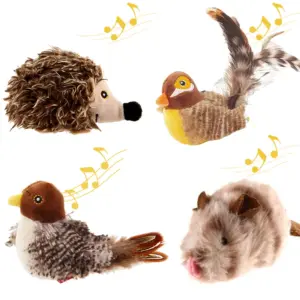 brinquedo pássaro para gatos com som
