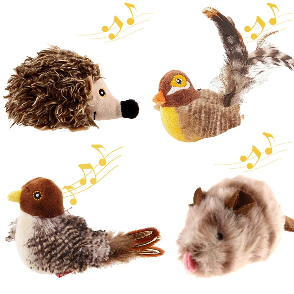 brinquedo pássaro para gatos com som