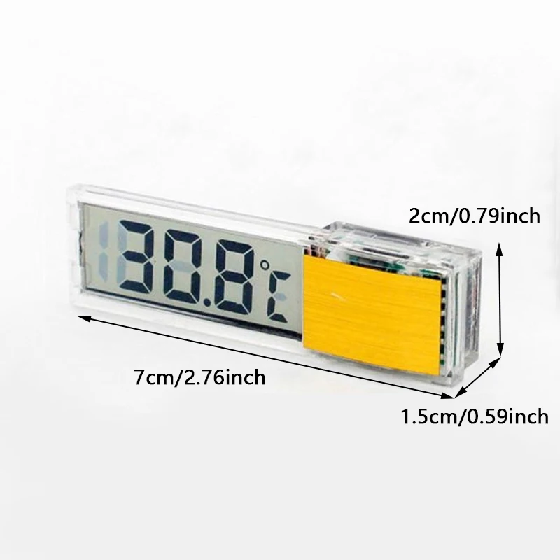 Termômetro Digital LCD para Aquário Externo Mede Temperatura - Imagem 5