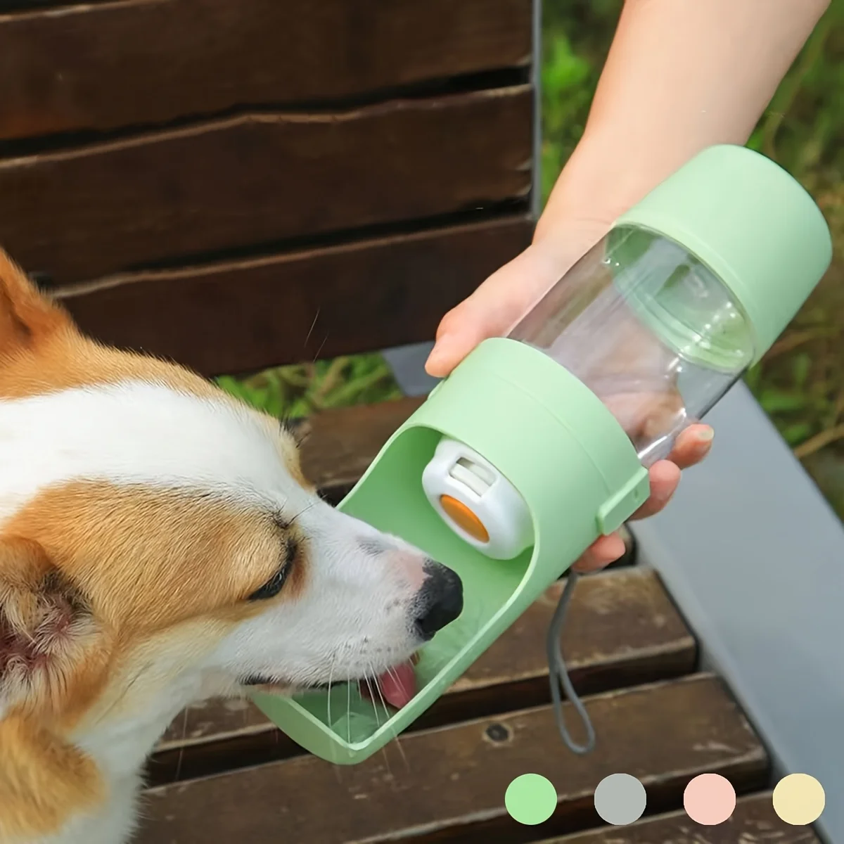Garrafa de Água Portátil para Cães para Passeios ao Ar Livre Ergonômica - Imagem 3