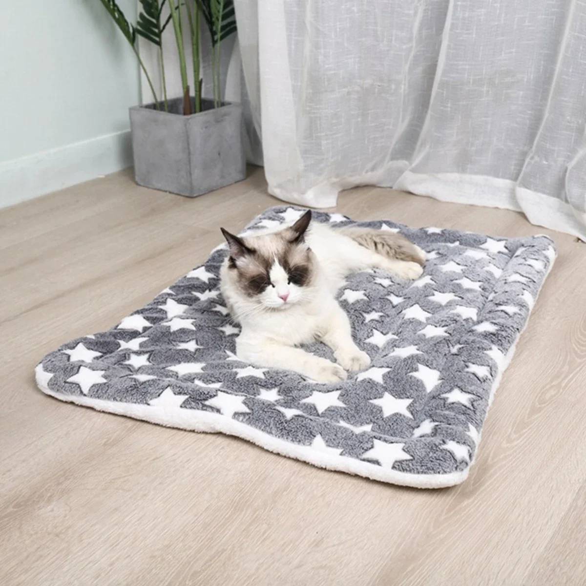 Tapete de Flanela para Cães e Gatos Grosso 97x68cm - Imagem 2