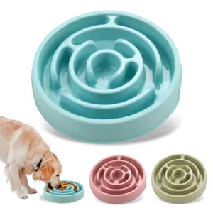 comedouro lento para cães com labirinto
