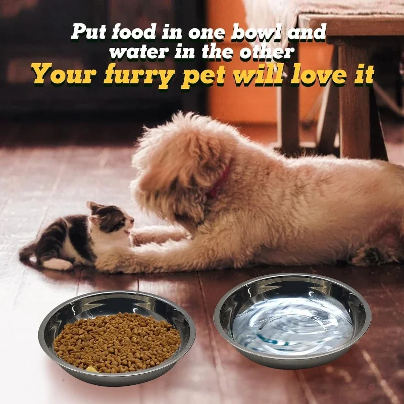 Tigela para Gatos de Aço Inoxidável 16 cm Antiderrapante - Imagem 4